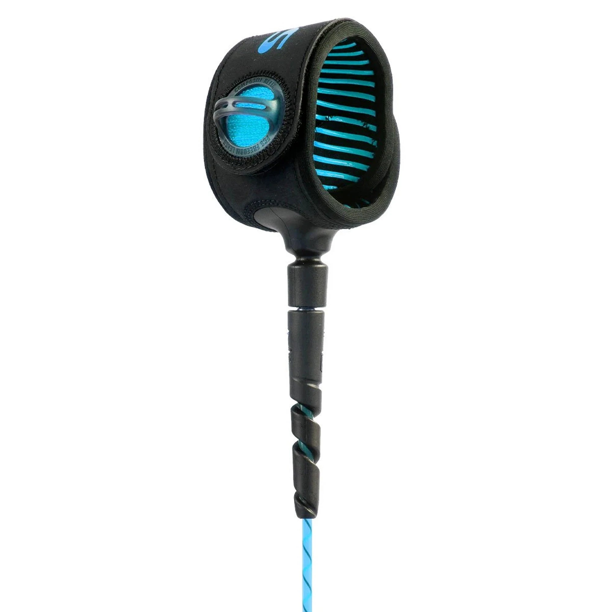 FCS Freedom Helix All Round Ankle Surfboard Leash - 9'/Blue/Black