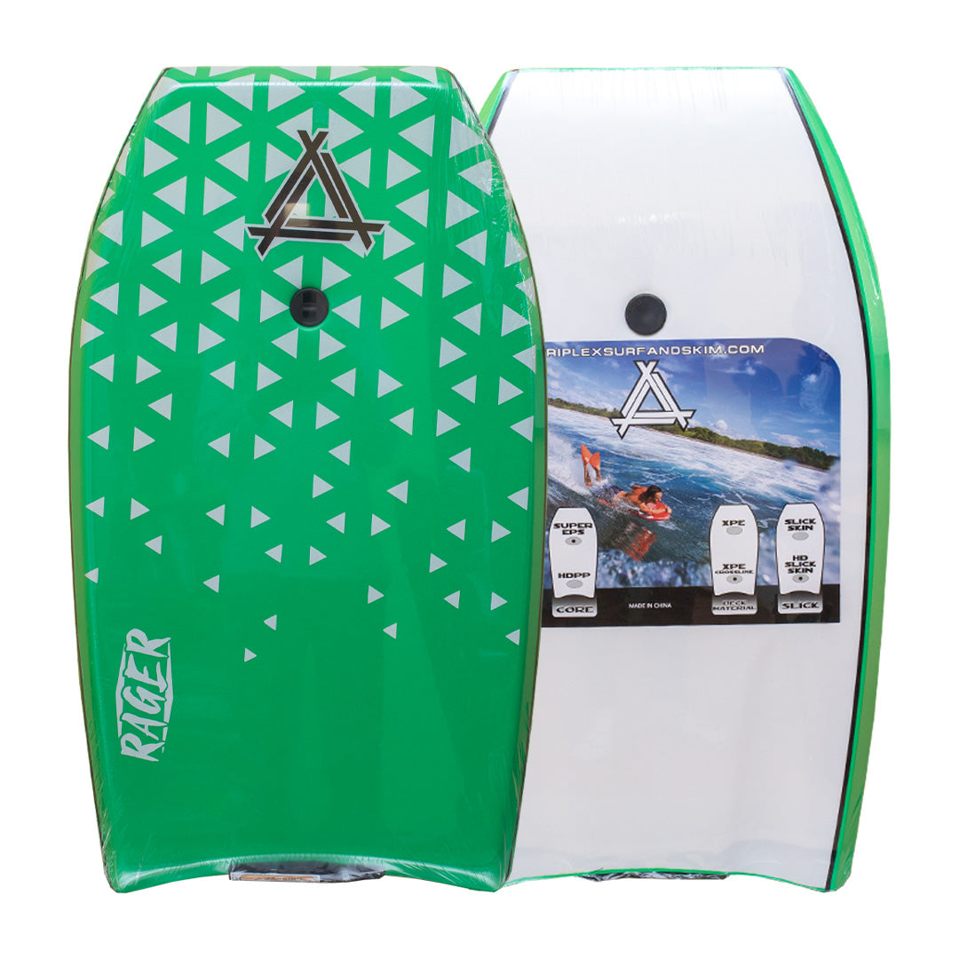 Triple X Rager 37" Bodyboard w/ Leash - Green
